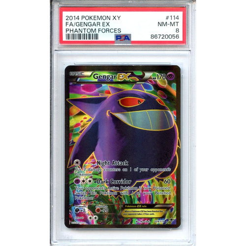 Pokemon Graded: Gengar EX PSA 8