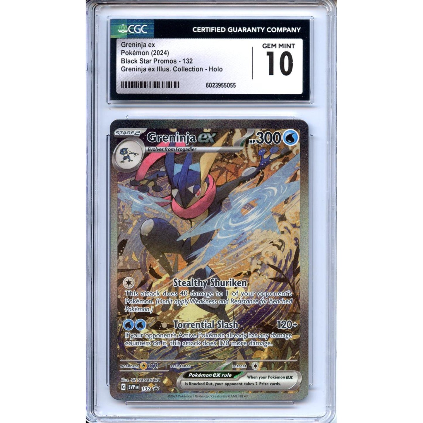 Pokemon Graded: Greninja ex CGC 10