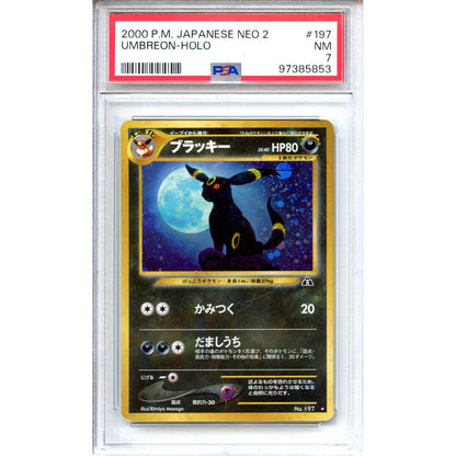 Pokemon Graded: JP Neo Umbreon PSA 7