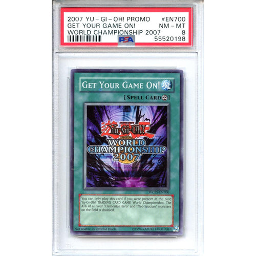 Yu-Gi-Oh! Graded: Get Your Game On! World Championship Promo (2007) PSA 8