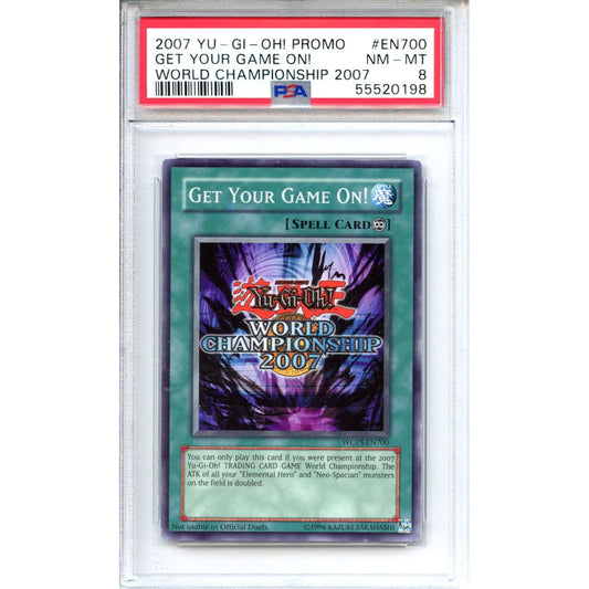 Yu-Gi-Oh! Graded: Get Your Game On! World Championship Promo (2007) PSA 8