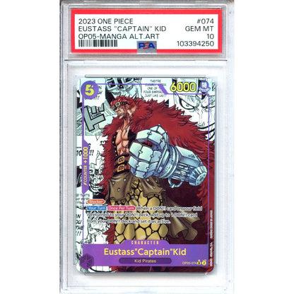 One Piece Graded: Eustass "Captain" Kid PSA 10 (Manga)
