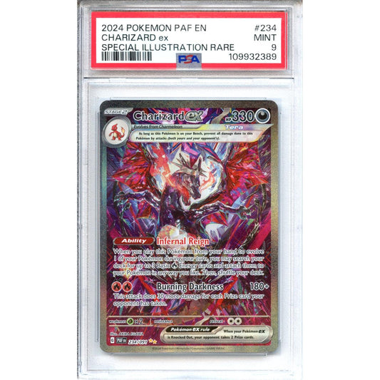 Pokemon Graded: Charizard ex 234/91 Paldean Fates (2024) SIR Holo PSA 9