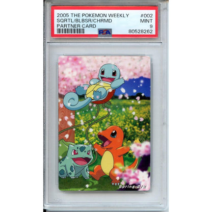 Pokemon Graded: The Pokemon Weekly Starters #002 (2005) PSA 9