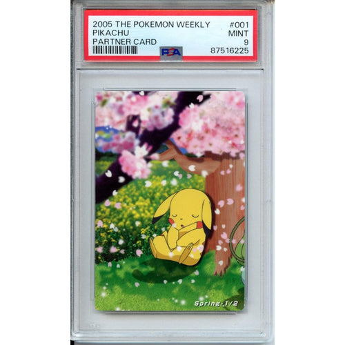 Pokemon Graded: The Pokemon Weekly Pikachu #001 (2005) PSA 9