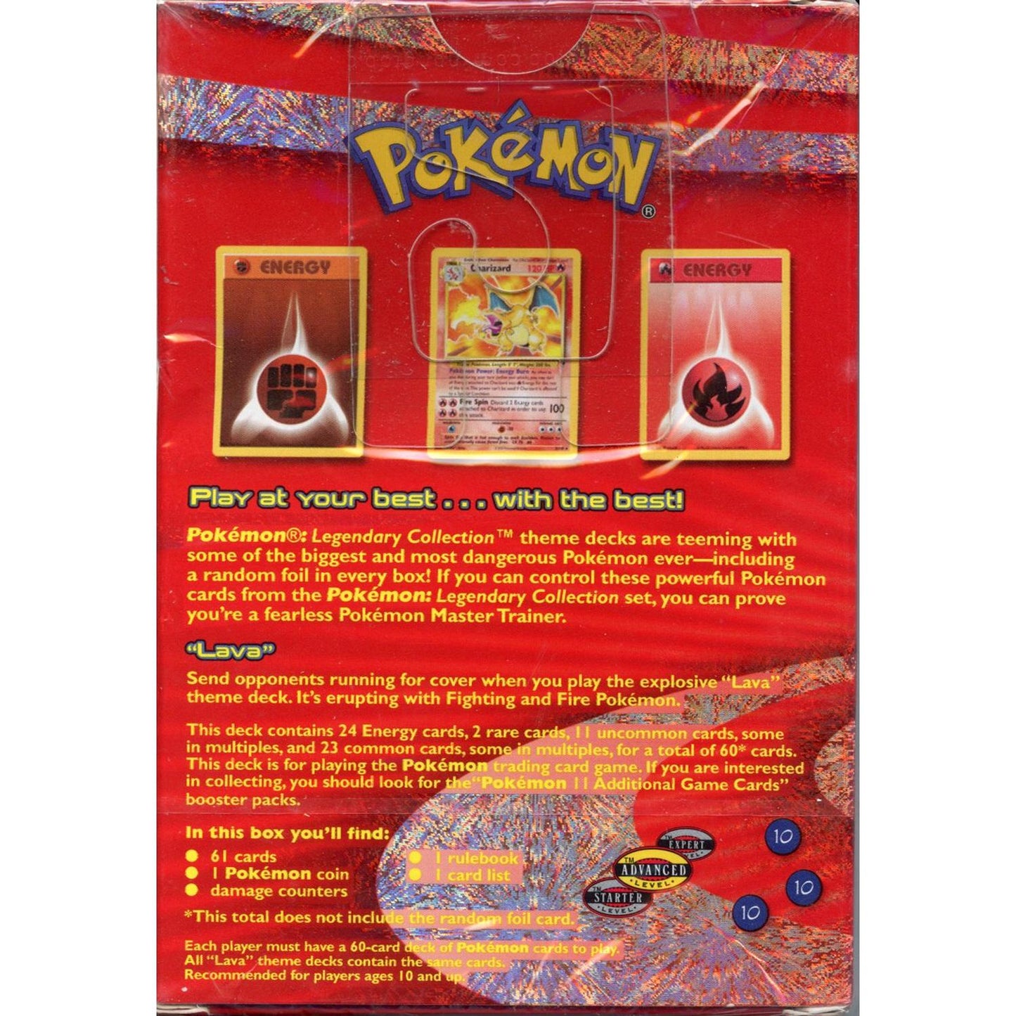 Pokemon: Legendary Collection Lava Deck Sealed - Display Fresh