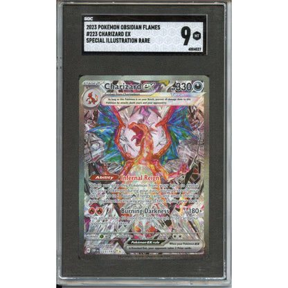 Pokemon Graded: Charizard ex 223/197 Obsidian Flames (2023) SIR Holo SGC 9