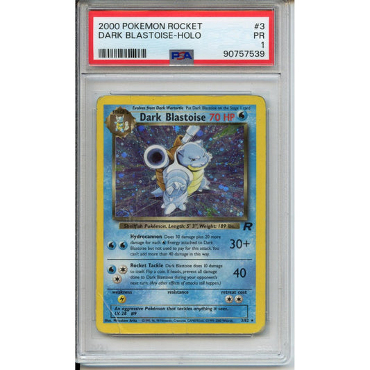 Pokemon Graded: Dark Blastoise PSA 1