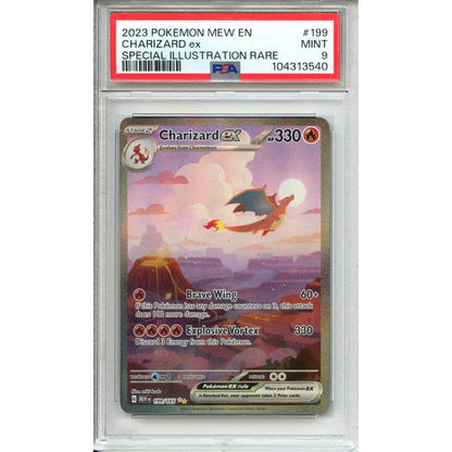Pokemon Graded: Charizard ex PSA 9