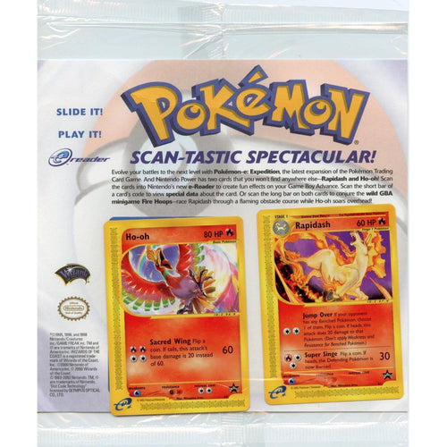 Pokemon: Nintendo Power e-reader (Expedition) Promos Ho-oh & Rapidash