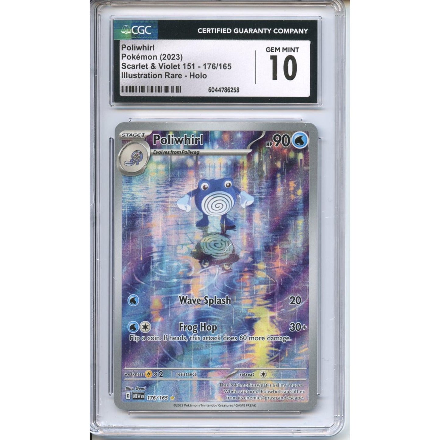 Pokemon Graded: Poliwhirl CGC 10