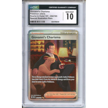 Pokemon Graded: Giovanni's Charisma CGC 10