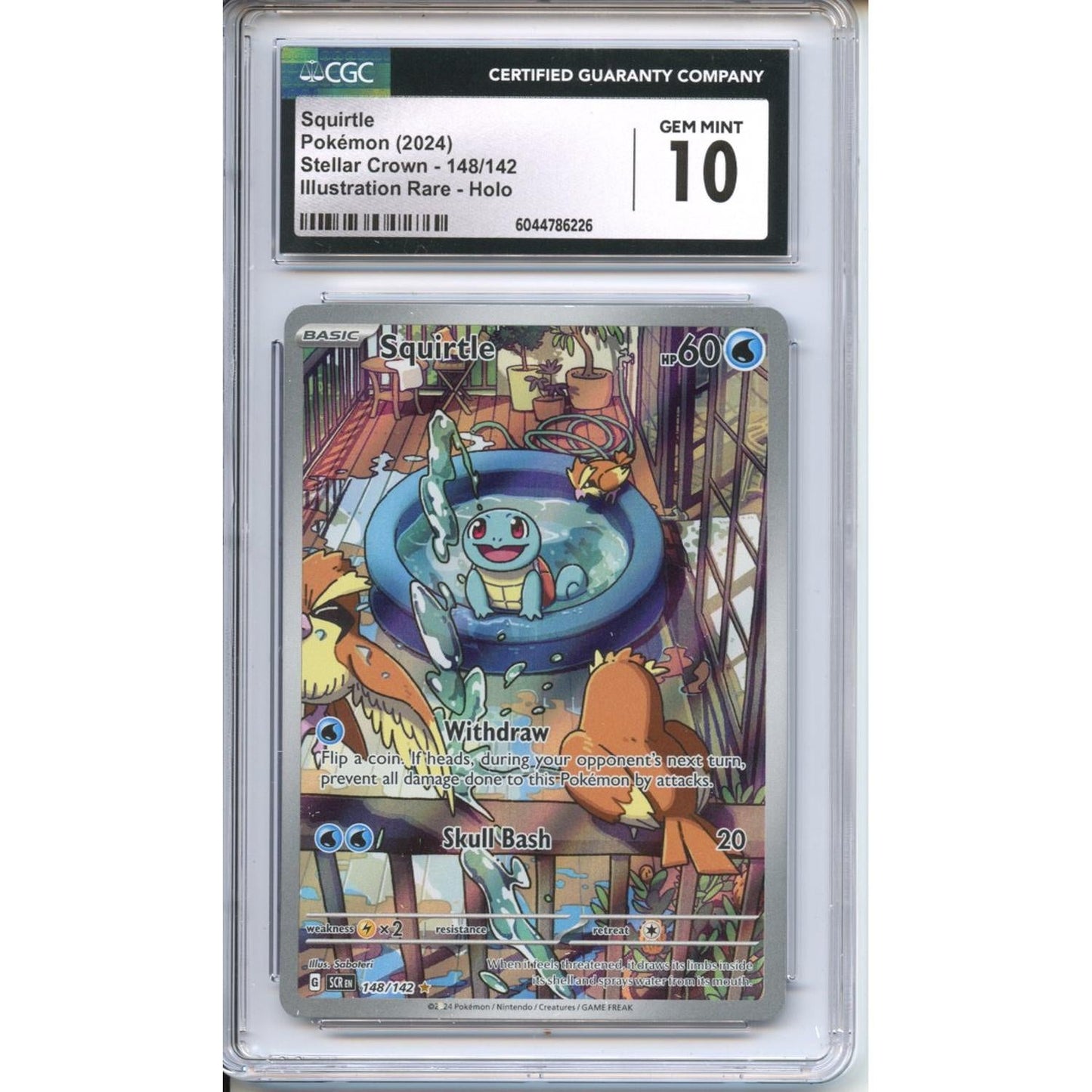 Pokemon Graded: Squirtle CGC 10