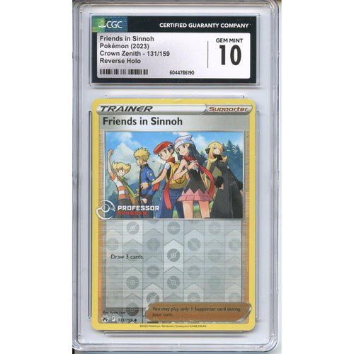 Pokemon Graded: (Professor Program) Friends In Sinnoh CGC 10