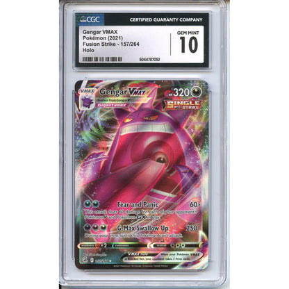 Pokemon Graded: Gengar Vmax CGC 10