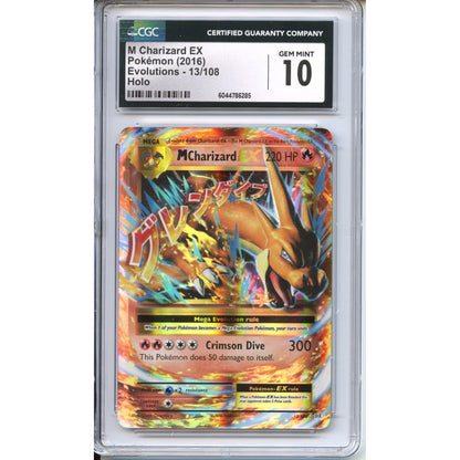 Pokemon Graded: M Charizard EX CGC 10