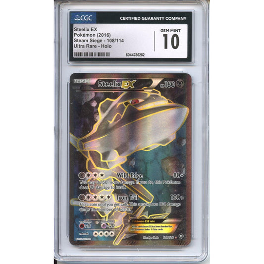 Pokemon Graded: Steelix EX CGC 10