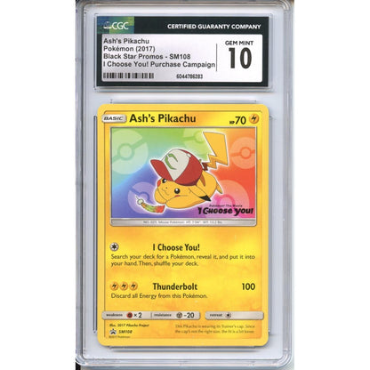 Pokemon Graded: Ash's Pikachu CGC 10
