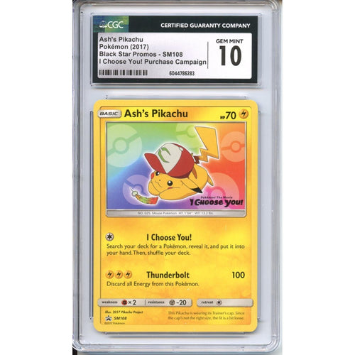 Pokemon Graded: Ash's Pikachu CGC 10