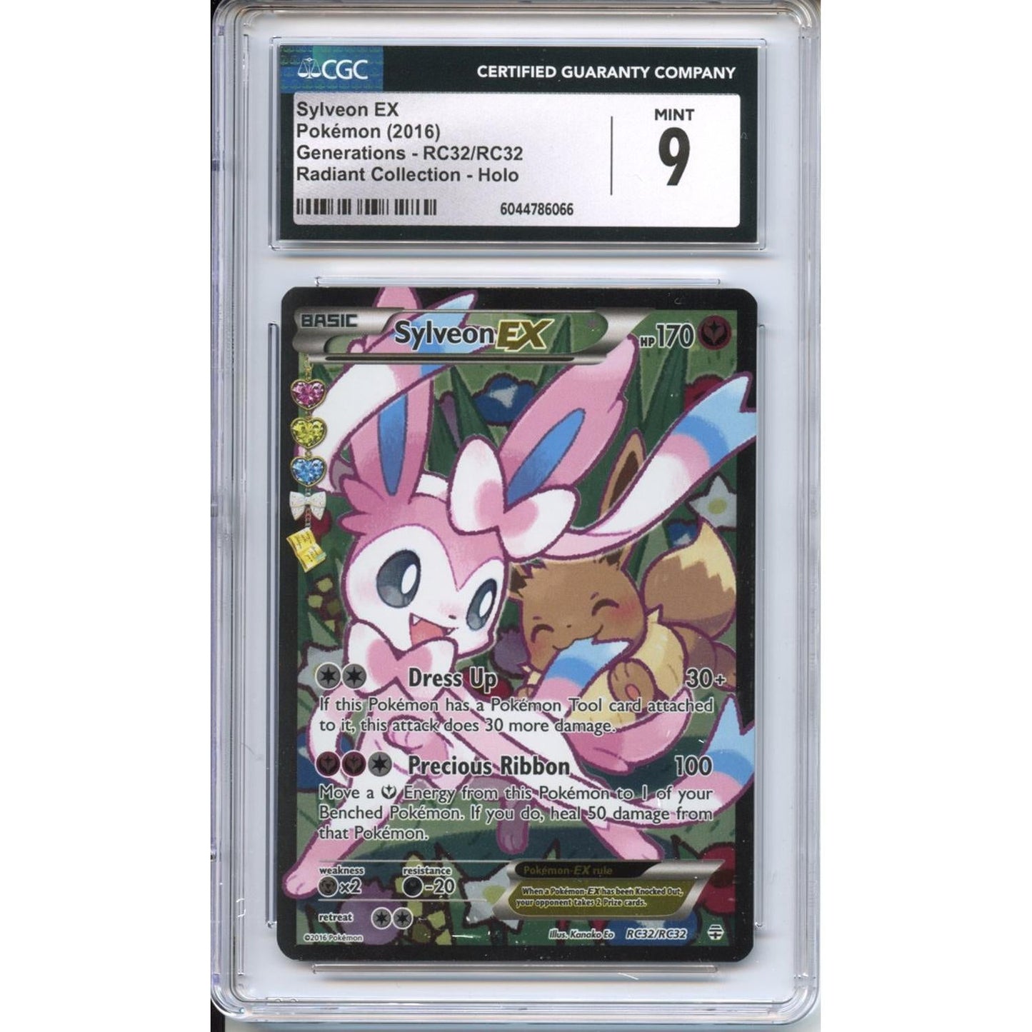 Pokemon Graded: Sylveon EX CGC 9