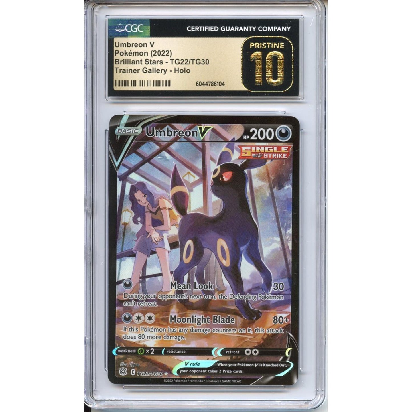 Pokemon Graded: Umbreon V CGC 10