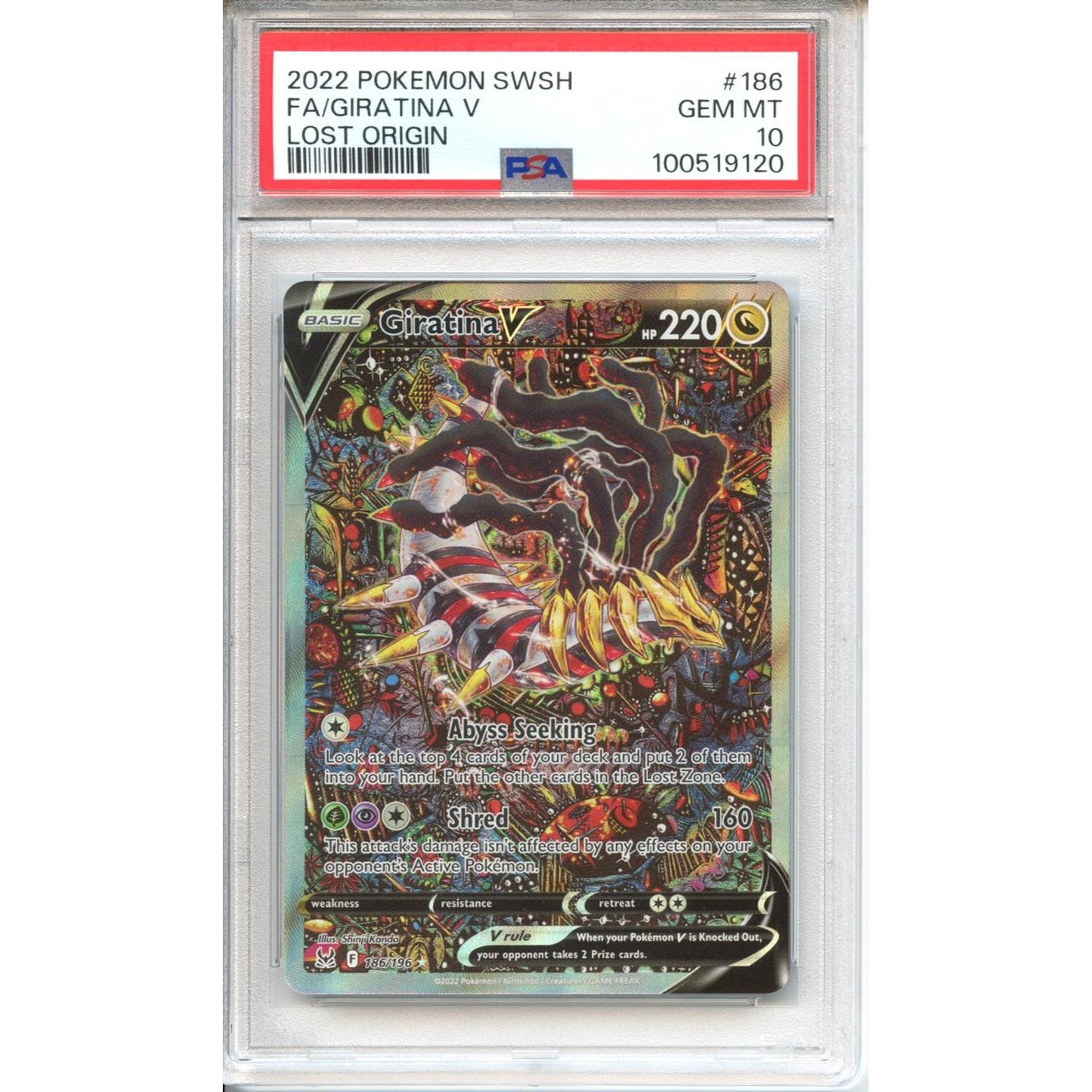 Pokemon Graded: Giratina V PSA 10