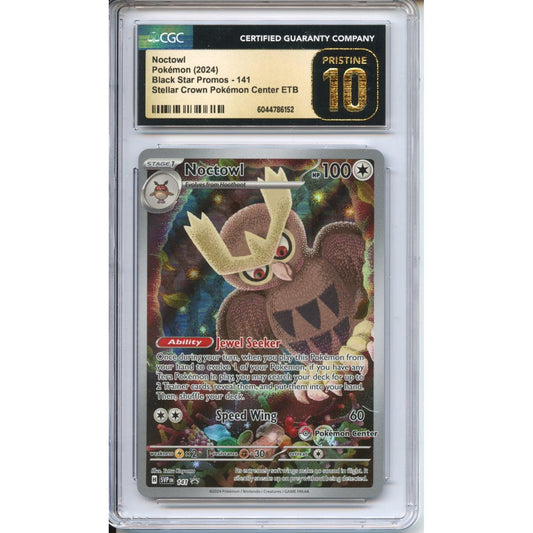 Pokemon Graded: (Pokemon Center) Noctowl CGC 10