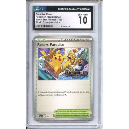 Pokemon Graded: Paradise Resort Italian CGC 10