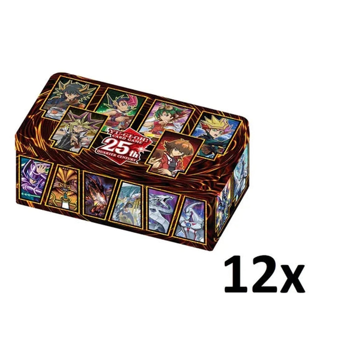 Yu-Gi-Oh: 25th Anniversary Tin - Dueling Heroes Case (12x Tins)