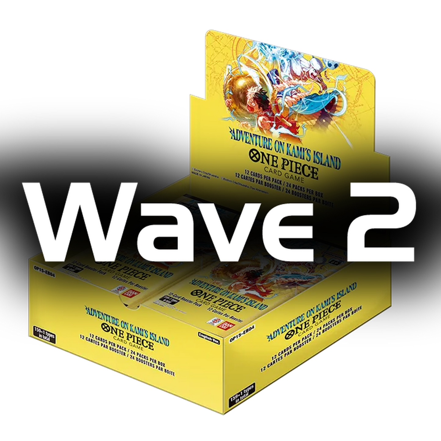 One Piece Card Game: Adventure on Kami's Island (OP-15) WAVE 2 Booster Box (Ships by April 30th)