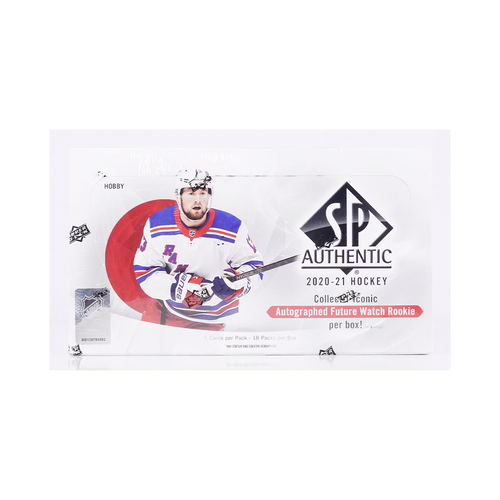 2020-21 Upper Deck SP Authentic Hockey Hobby Box